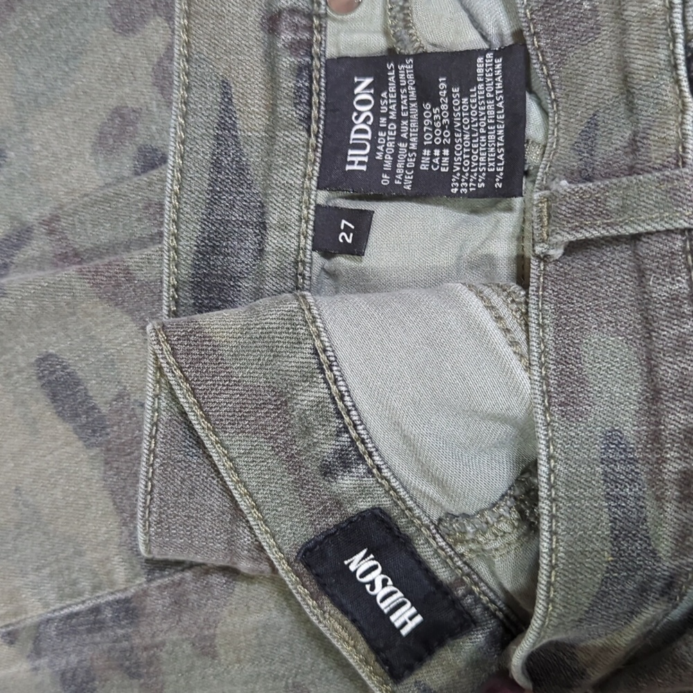 Hudson Nico Camouflage Jeans 27 - Picture 6 of 8